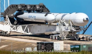 2022 NOV 1st 8x10 Photo SpaceX Falcon Heavy USSF-44 LC-39A Roll To The Pad - Bild 1 von 1