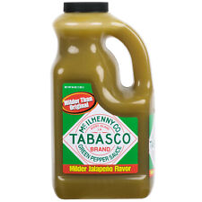 TABASCO 64 oz Green Pepper Hot Sauce 1/2 Gal.