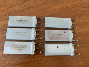 (6) WESTERN ELECTRIC D-162243A TUBE ERA COND Capacitors .2 .20 MF UF @ 600V - Picture 1 of 4