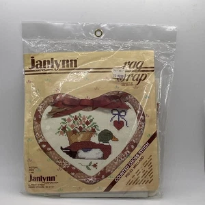 Janlynn Counted Cross Stitch Kit Mallard Duck Rag Wrap 02-63 New Vintage - Picture 1 of 4