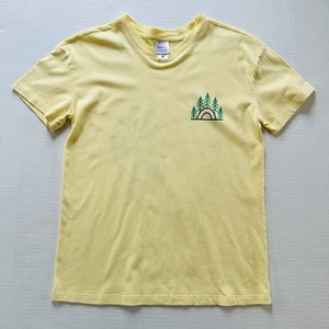 Hanna Andersson Camping Chest Tee Yellow, size 150, EUC 80545 - Picture 1 of 3