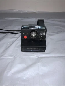 Pronto Polaroid Land Camera SX-70* pellicola e flashbar con cinghia/NON TESTATA - Foto 1 di 5