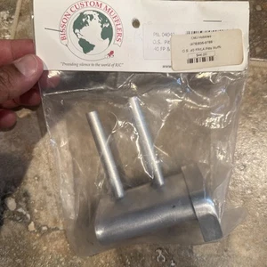 Bisson Custom Mufflers B.C.M. Pitts Style Muffler - PN#04040 Fits O.S 40FP/LA - Picture 1 of 3