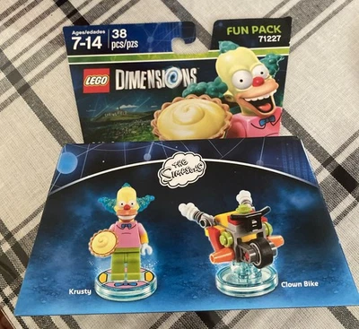 LEGO DIMENSIONS: Krusty Fun Pack (71227) Brand New in The Box - Image 1 of 2