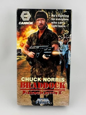 Braddock Missing in Action III VHS (1988) Chuck Norris Cannon Home Video Rare - Image 1 of 3
