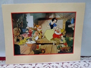 Disney Store "Snow White" Exclusive Commemorative Lithograph 14"x11" - NIP - Picture 1 of 4
