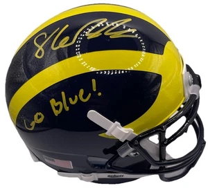 BRADY PRIESKORN AUTOGRAPHED SIGNED MICHIGAN WOLVERINES MINI HELMET PSA/DNA - Picture 1 of 2