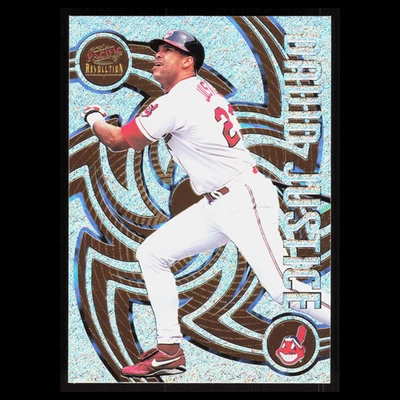 David Justice #44 1998 Pacific Revolution Cleveland Indians Baseball Card MLB - Image 1 of 3