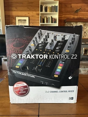 Native Instruments Traktor Kontrol Z2 2 + 2 Channel Control Mixer Works w/Box - Image 1 of 4