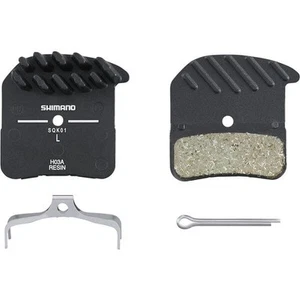 Shimano H03A Resin With Cooling Fins Disc Bike Brake Pads - Picture 1 of 1