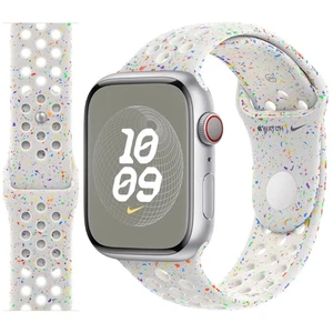 Correa deportiva oficial Apple Watch Nike 49 mm 46 mm 45 mm 44 mm platino puro talla M/L - Imagen 1 de 11