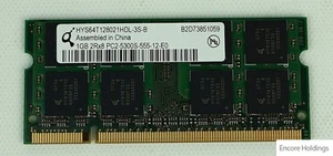 Qimonda 1 GB Memory Module - DDR2 - 667 MHz - 2Rx8 - 200 HYS64T128021HDL-3S-B - Picture 1 of 1