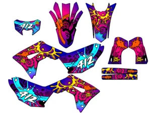 2021-2024 CRF 450 RL ZANY Pink Senge Graphics Kit compatible con Honda - Imagen 1 de 10