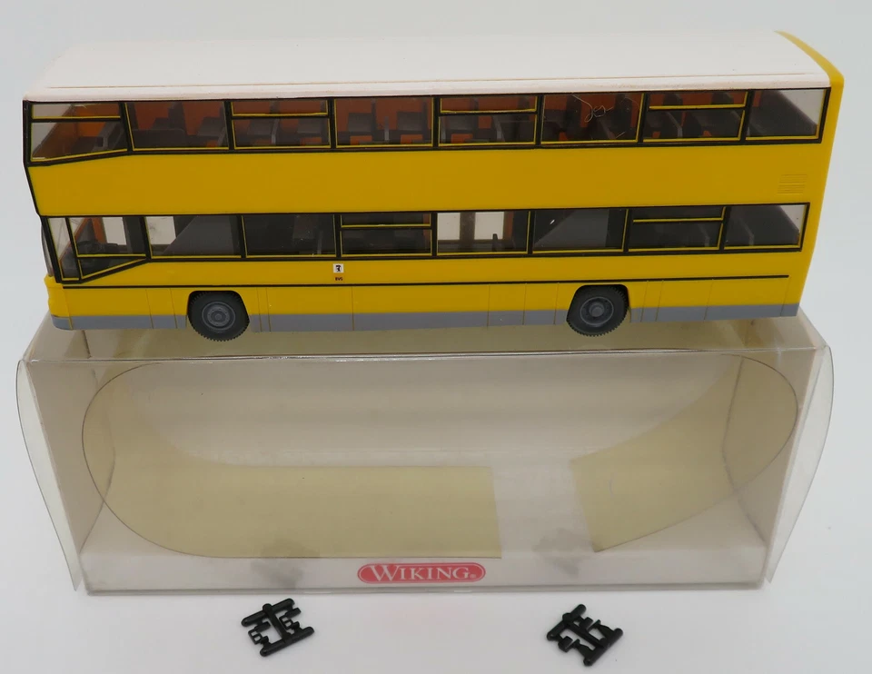 WIKING HO 1/87 MAN D89 BERLINER DOPPELDECK BUS 119 GRUNEVALD MAGENPLATZ #7310433 - Photo 1/4