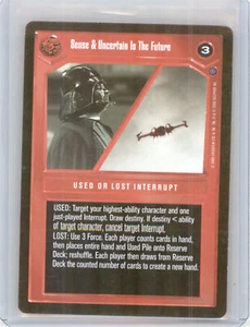 Sense & Uncertain Is The Future | Dark Side | Reflections II | Star Wars CCG - Picture 1 of 2