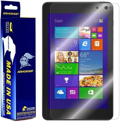 ArmorSuit MilitaryShield Dell Venue 8 PRO Clear Anti-Bubble Screen Protector USA - Image 1 of 4