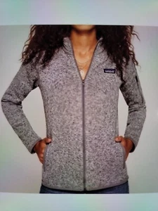Patagonia Better Sweater Jacket Womens Small Gray Full Zip Fleece FLAW - Picture 1 of 22