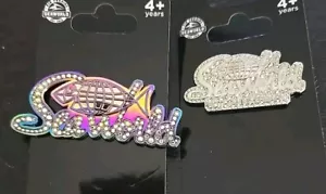 SeaWorld 60th ANNIVERSARY Park Logo Pins Set of 2 - Picture 1 of 3