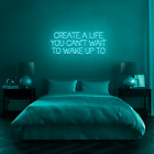 "CREATE A LIFE YOU CAN'T WAIT TO WAKE UP TO" - NEONIDAS NEONSCHILD ZNAK LED