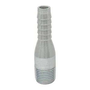 Combination (KC) Nipple Fitting, 1/2" Hose Shank x 1/2" Male NPT, Zinc Plated... - Picture 1 of 1