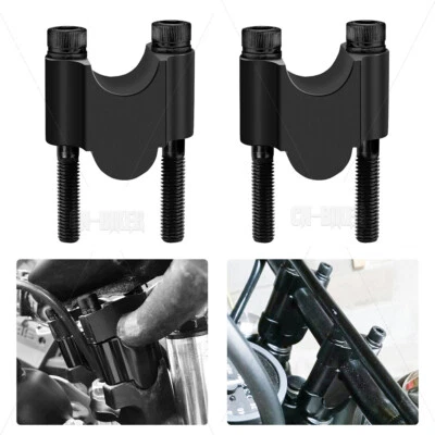 Elevadores de manillar de motocicleta 7/8" 30 mm de altura para moto de cross Suzuki Kawasaki ATV Foto 1 de 4