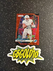 2024 Panini Prizm - Raheem Mostert #189 Red Disco Prizm /75 - Picture 1 of 2