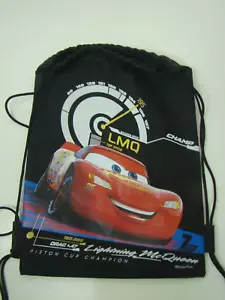 Pixar Cars Lightning McQueen Beach Bag Cinch Sack Pre Owned Good Condition - Picture 1 of 6