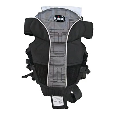 Chicco UltraSoft Magic Baby Sling Carrier Black Grey Model 10960 T-1 - Image 1 of 4