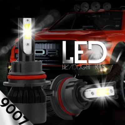 Kit de faróis XENTEC LED HID 9007 HB5 branco 1996-2007 Chrysler Town & Country - Imagem 1 de 4