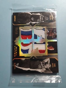 Elton Brand Paul Davis Rare /10 Factory Sealed UD Black 2007 Dual 4 Patch NM-M - Picture 1 of 24