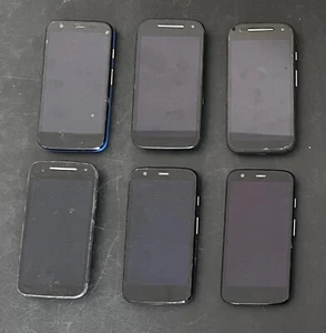 As-is Lot of 6 Motorola Moto E 2nd Generation XT1527 Android Smartphone - Picture 1 of 6