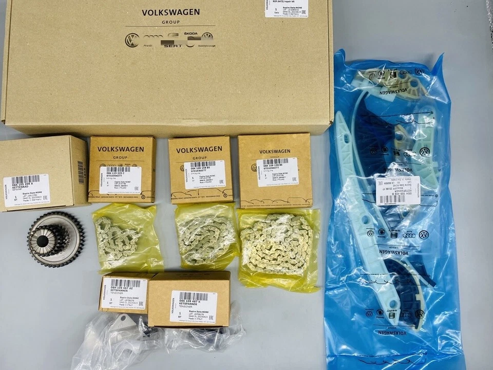 New 13 Pcs Timing Chain Kit Fit For VW Passat AUDI A4 A5 TT 1.8T 2.0T USA Seller Foto 1 de 4