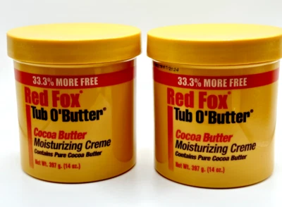 Red Fox Tub O'Butter Cocoa Butter Moisturizing Creme - 14 oz. (Pack of 2) - Image 1 of 2
