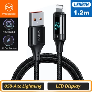 Mcdodo Braided Fast USB Charger Cable Cord for iPhone 14 13 12 11 Pro Max iPad - Picture 1 of 8