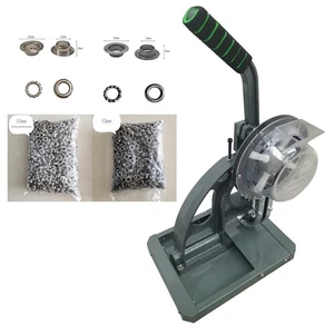Handpresse Tüllenmaschine 12 mm manuelle Knopfmaschine Maschine mit 3600 Taste - Bild 1 von 14