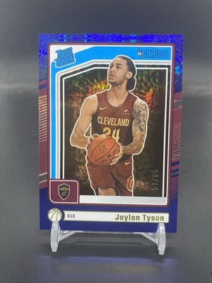 2024-25 Panini Donruss Jaylon Tyson RC Blue /85 - Image 1 of 2