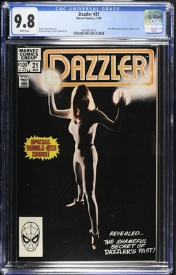 DAZZLER #21 CGC 9.8 (Marvel 1982) - Photo Cover June McDonald As Dazzler - Image 1 of 2