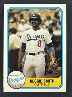 1981 Fleer #111 Reggie Smith Los Angeles Dodgers - Image 1 of 3