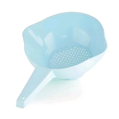 Tupperware Classic Strainer 1 Qt  Double Pour Spouts Light Blue NEW - Image 1 of 4