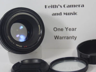 1yrWarranty Minolta Maxxum AF 50mm f1.7 Lens Sony A Mount autofocus Alpha minty! - Image 1 of 4