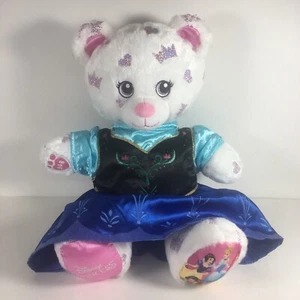 Build A Bear Disney Prinzessin Teddybär rosa weiß Krone Plüsch & Anna Kleid - Bild 1 von 12