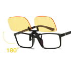 Gaming Glasses Clip On Lens Anti Glare Blocking Blue Light Filter Eyeglasses