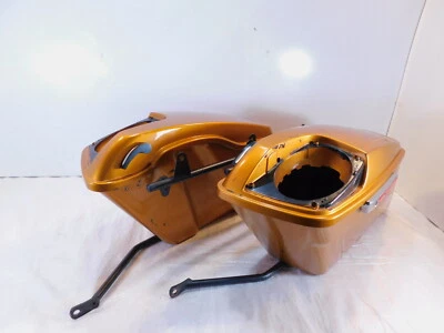 2000-2013 Harley Davidson Softail Right/Left Luggage Speaker Saddlebag Bags - Изображение 1 из 4