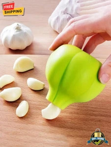 1 pc Silicone Garlic Peeler Easy Roll Skin Remover Kitchen Tool for Cooking - Picture 1 of 10