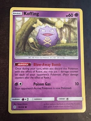 Koffing 76/236 Sm-Cosmic Eclipse Regular - Image 1 of 2