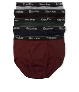 3 6 12 pks Men Classic Briefs 100% Cotton Colors Knocker Lots Underwear - Picture 1 of 5