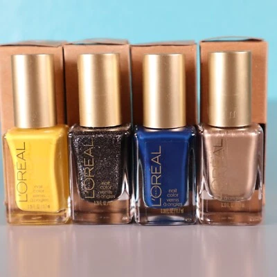 Lote de 4 esmaltes de uñas Loreal color uñas nuevos en caja - #'s 101, 139, 227, 580 Foto 1 de 4
