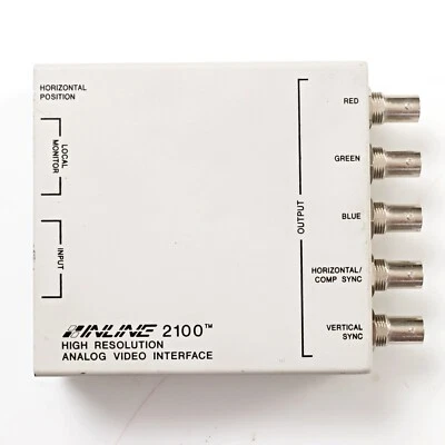INLINE 2100 High Resolution Analog RGB Video Interface VGA No Pwr Supply - Image 1 of 4