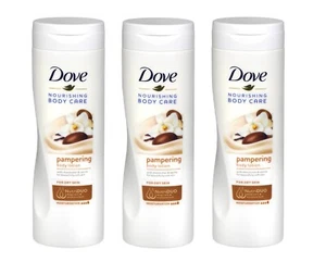3 x Dove Body Lotion Pampering Care With Shea Butter & Vanilla 400ml - Picture 1 of 1