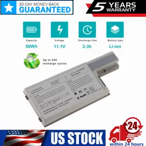 Battery For Dell Latitude D531 D531N D820 D830 /Precision M65 M4300 CF623 DF192 - Picture 1 of 9